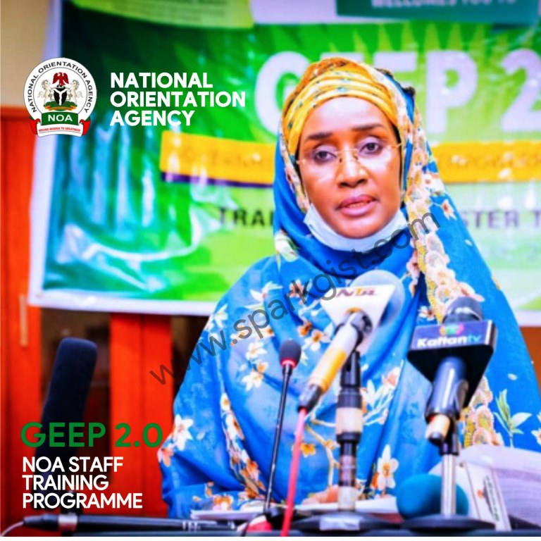 NOA Staff Training 2021/2022 for GEEP has been Flagged Off Register