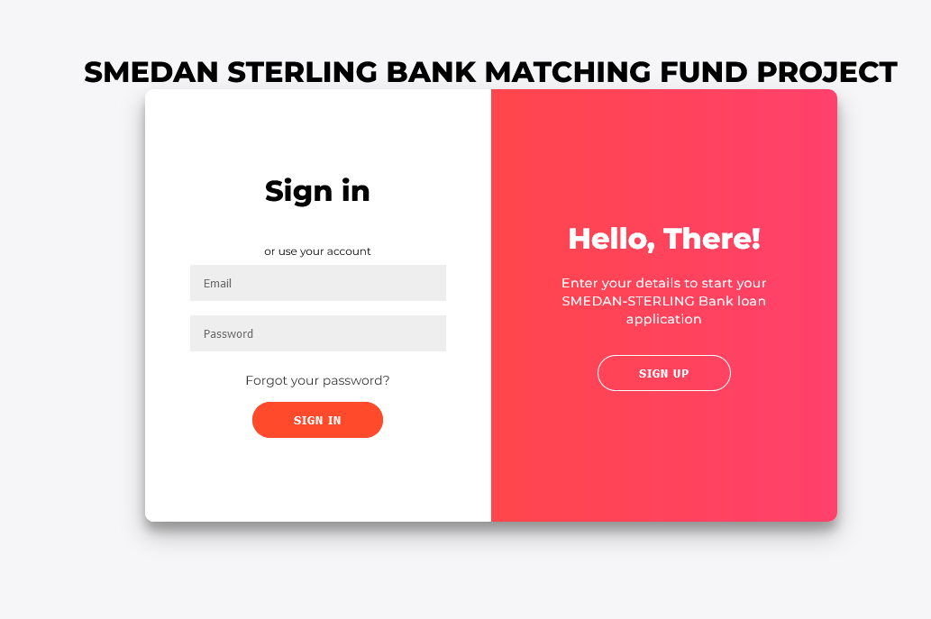 SMEDAN/Sterling Bank Matching Fund Programme Shortlisted Beneficiaries