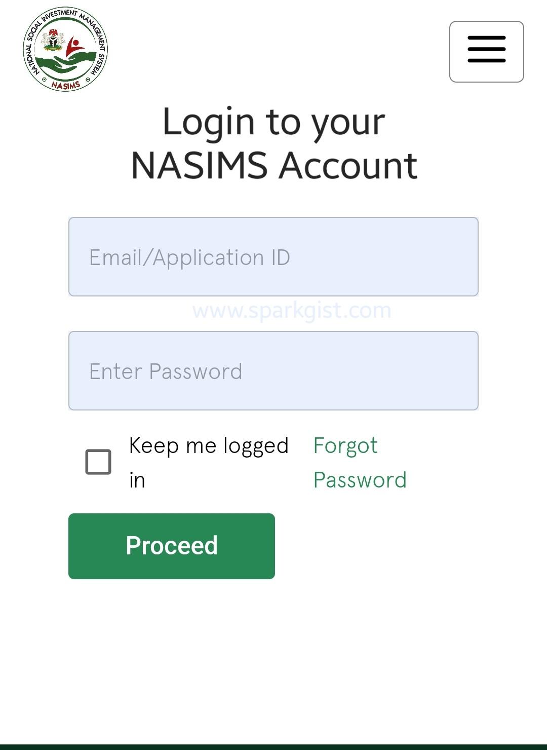 NASIMS Dashboard Login Portal Npower Login Spark Gist